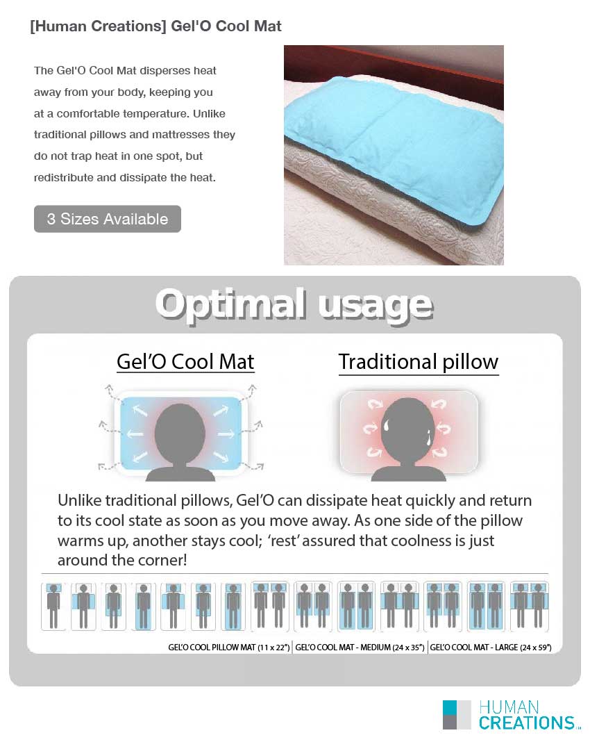 Gel'O Cool Pillows and Mats